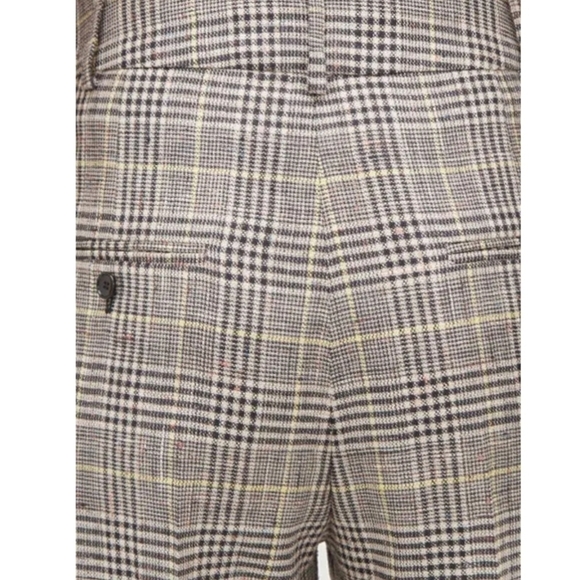 New ISABEL MARANT Ceyo Checked High-Rise Slim Fit Trouser Pants NWT 10 US/42 FR - Picture 7 of 15